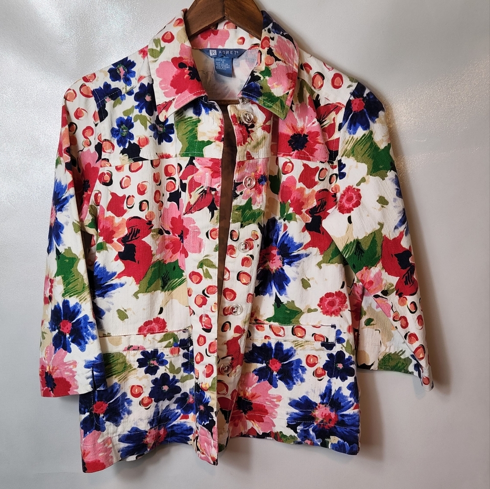 Koret Multi Color Flower Jacket